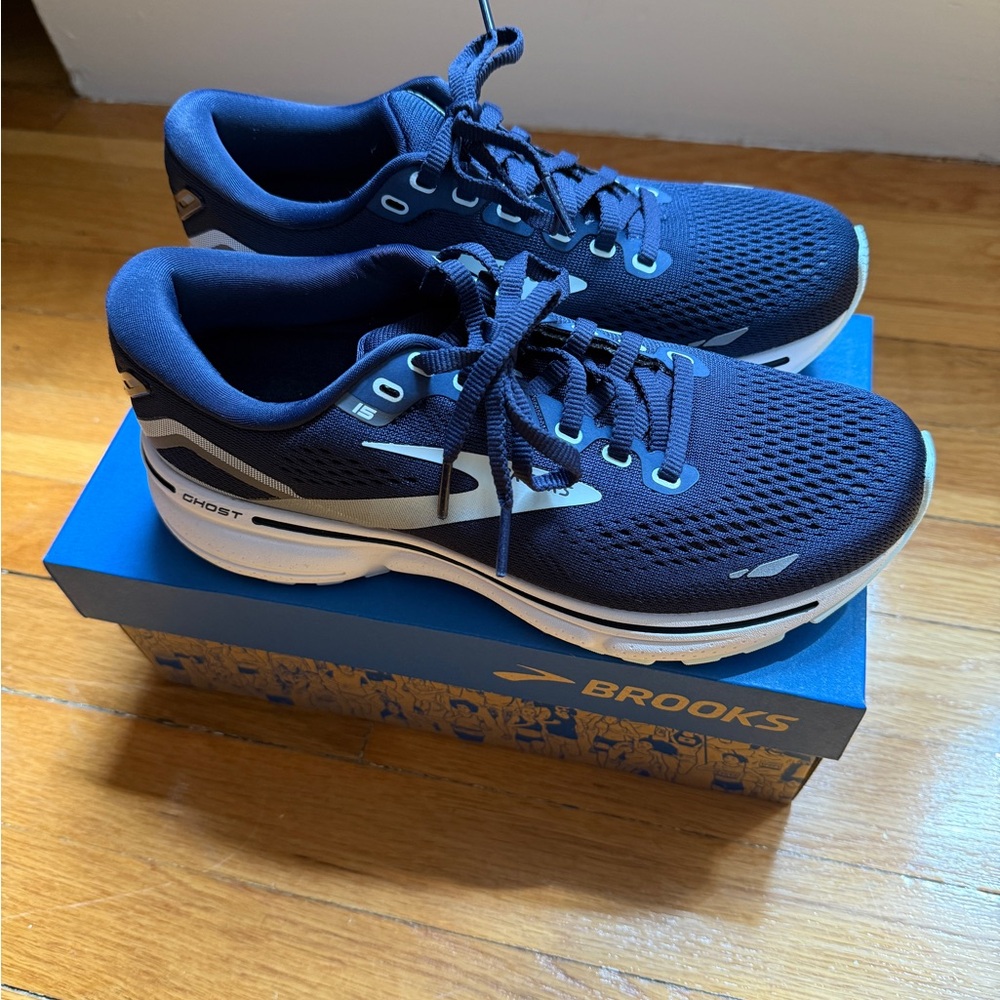 Brooks Cushioned Navy Sneakers - Picture 5 of 5
